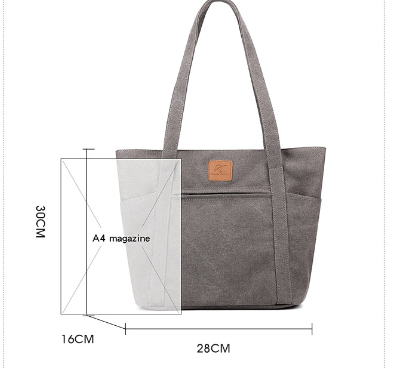 Large-capacity shoulder bag