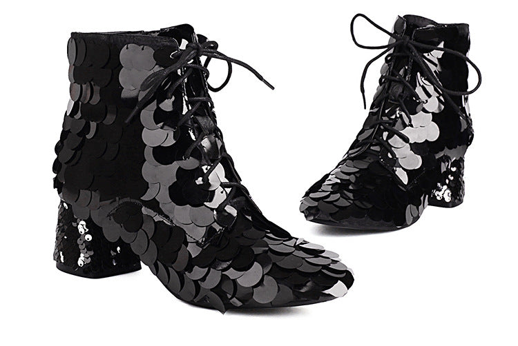 Sequin Dazzle Boots