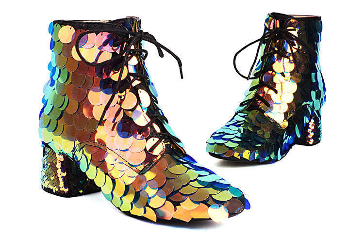 Sequin Dazzle Boots