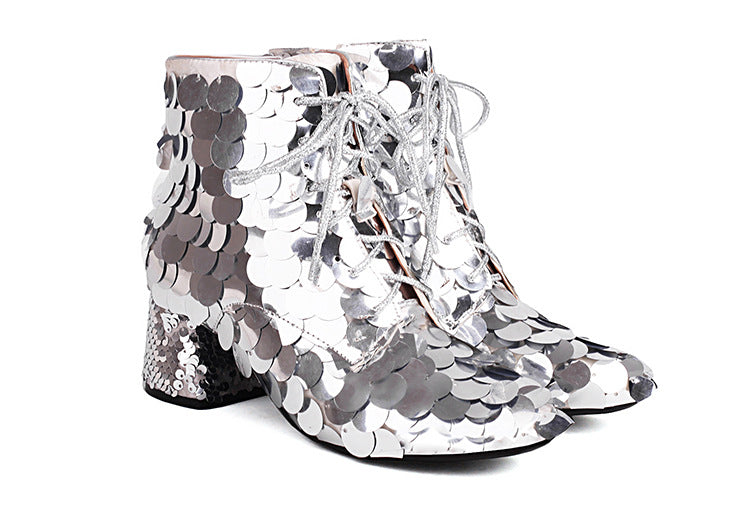 Sequin Dazzle Boots