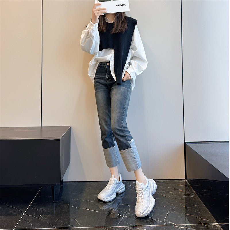 Sparkly Drill Platform Shoes
