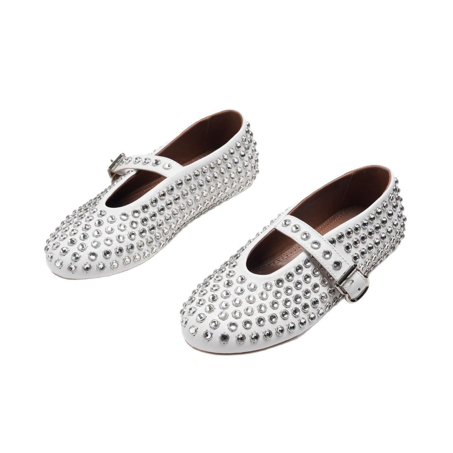 studded flats