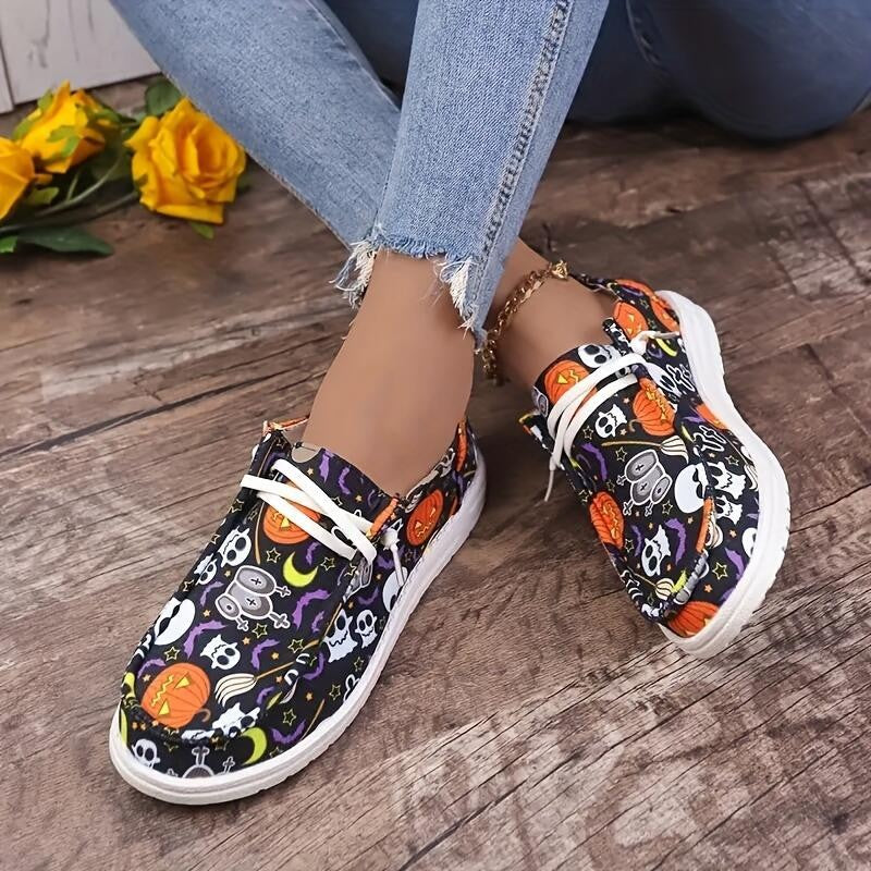 Halloween Pumpkin Sneakers