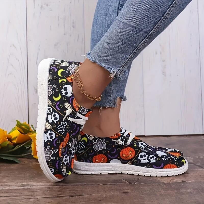 Halloween Pumpkin Sneakers
