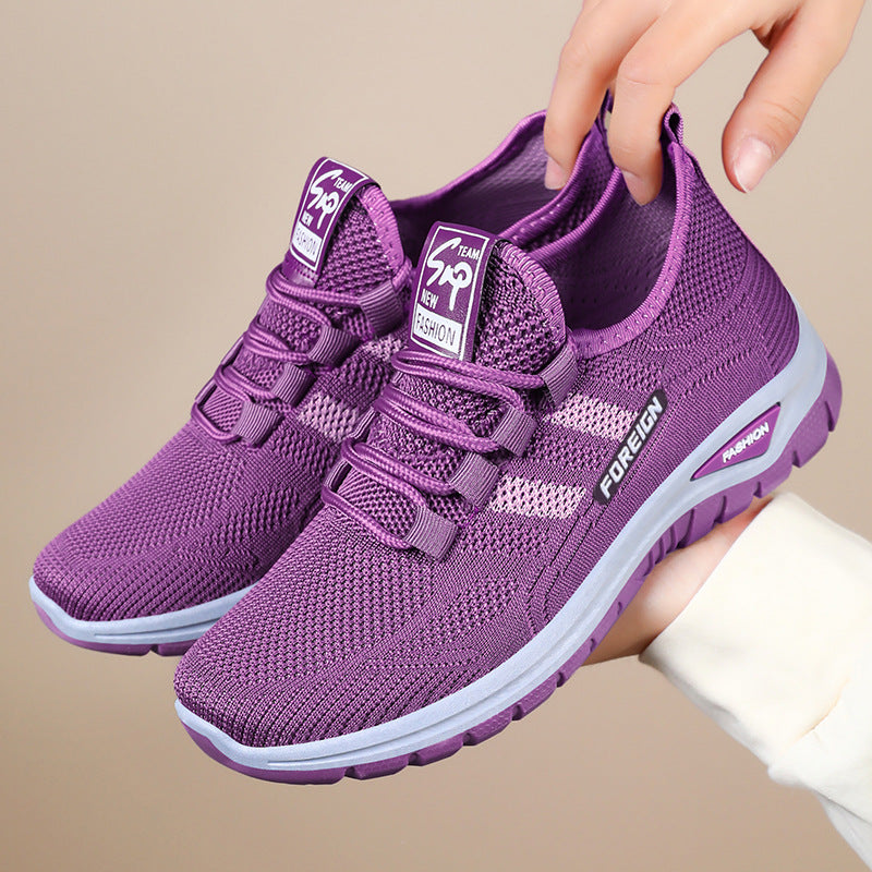 Breathable mesh sneakers