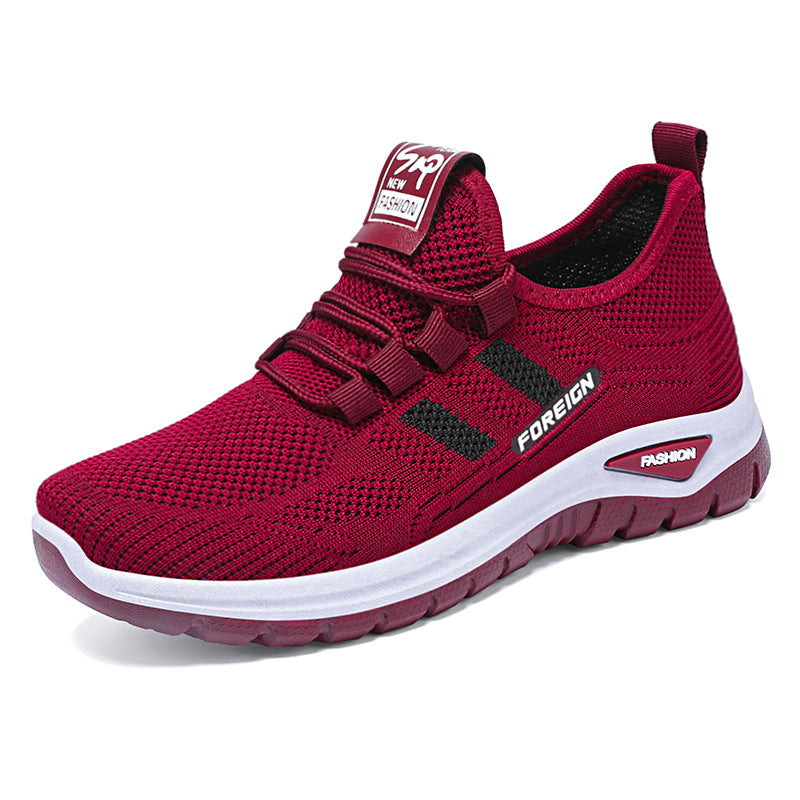 Breathable mesh sneakers