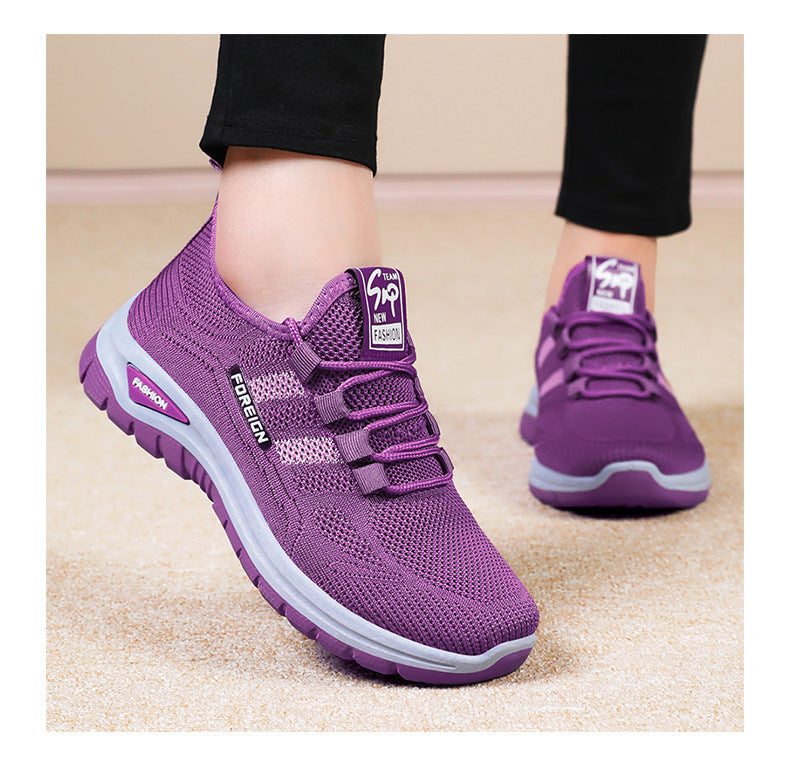 Breathable mesh sneakers