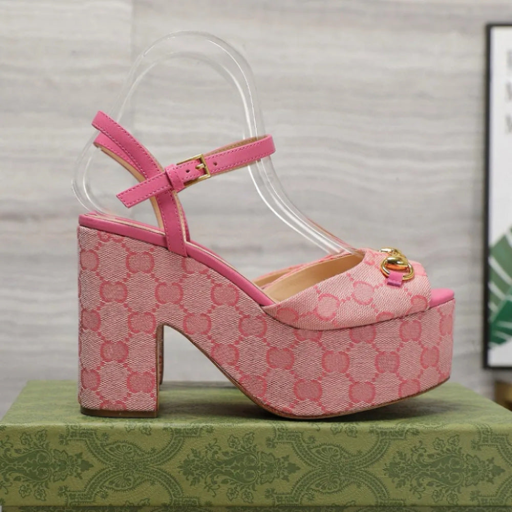 Presbyopia chunky high heels