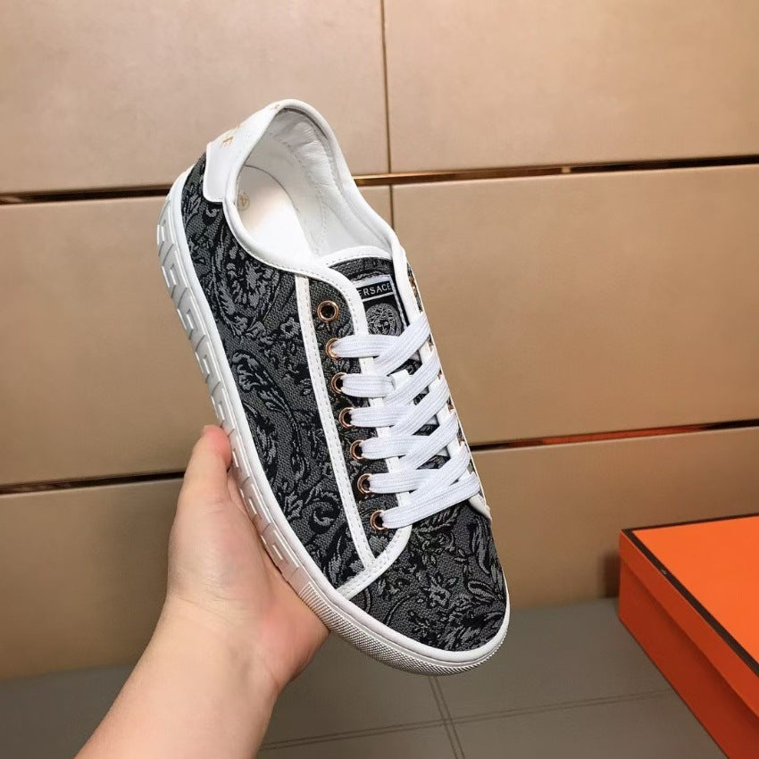 Luxury embroidered sneakers