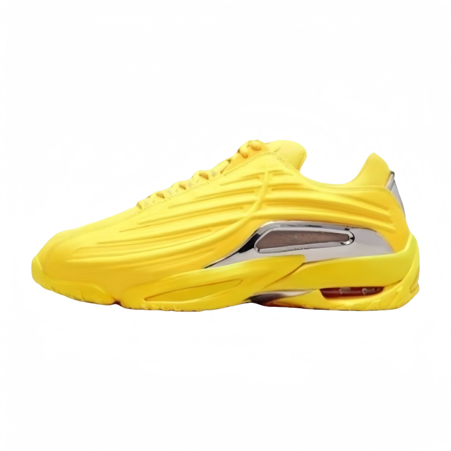 Thick-soled retro air cushion men's shoes