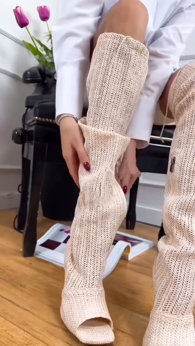 Woven breathable boots