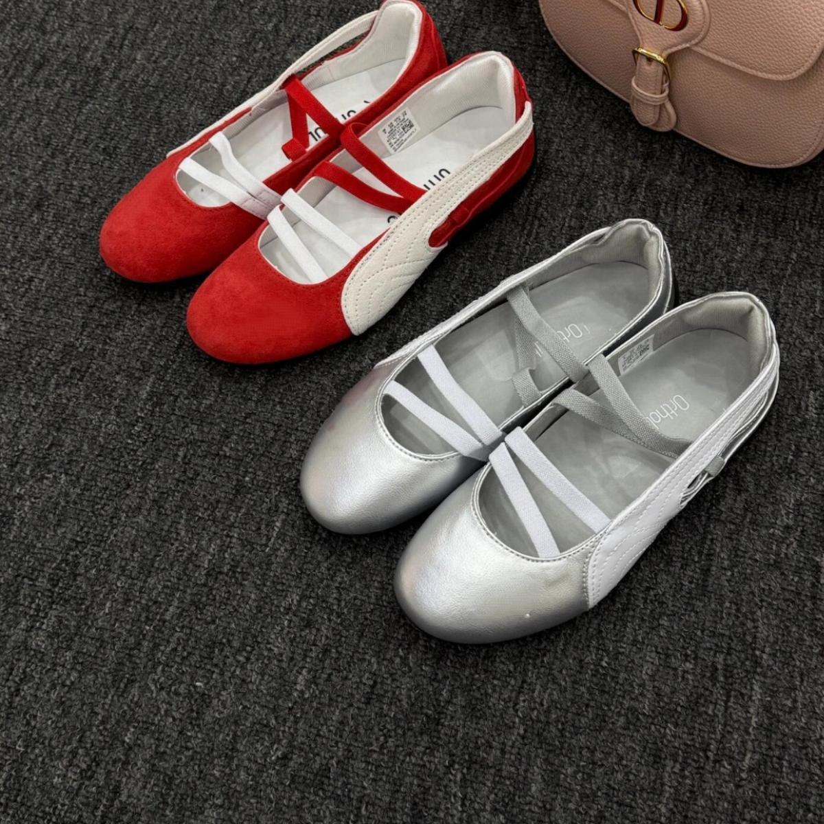 Trendy sports flat shoes