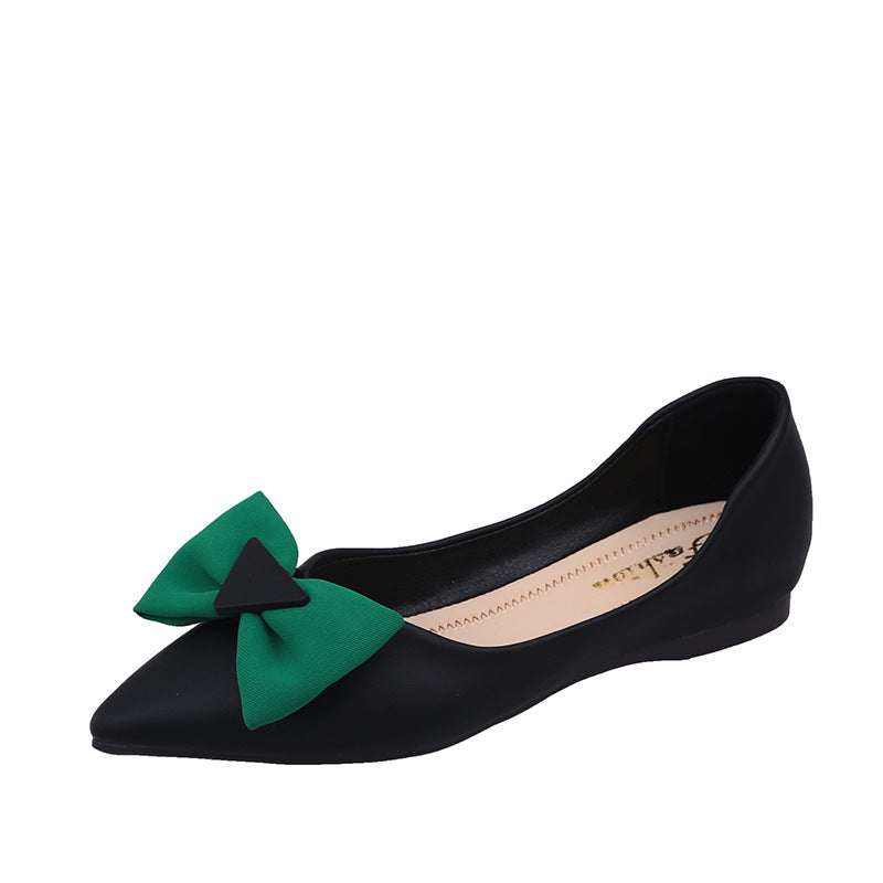 Women's Point-toe Soft-soled Shallow Flat Shoes