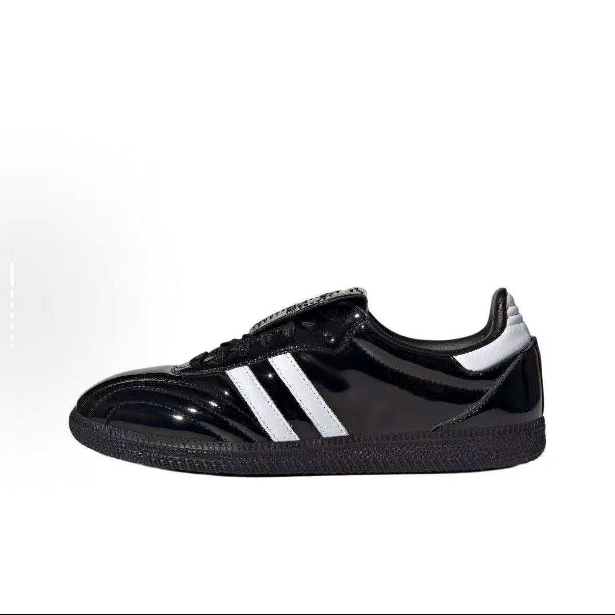 Shiny leather shoes