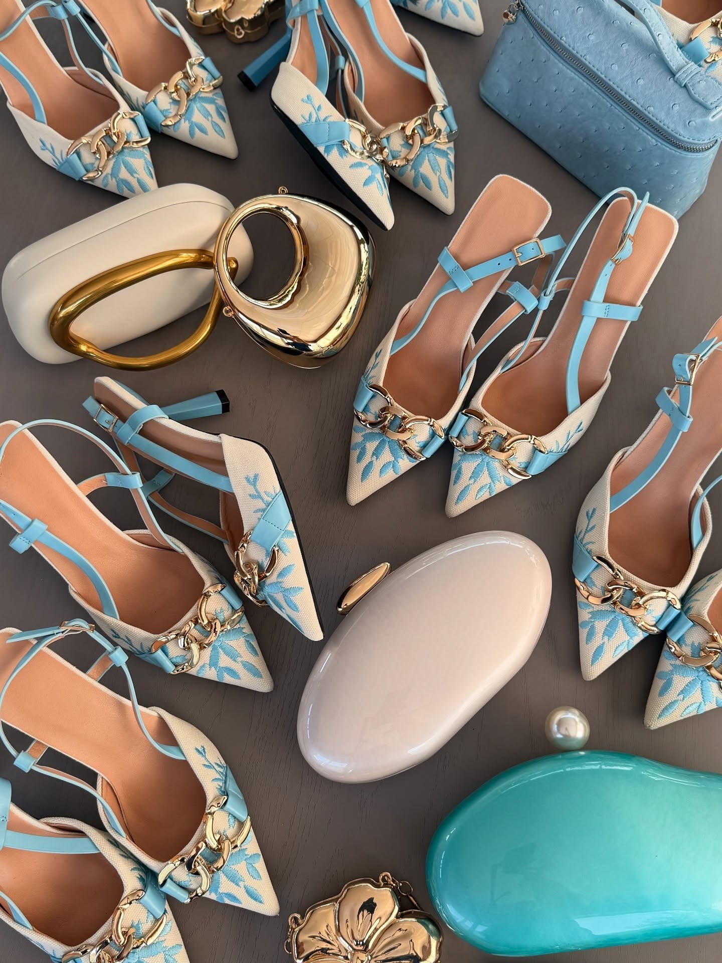 Patterned fashionable stiletto high-heeled sandals