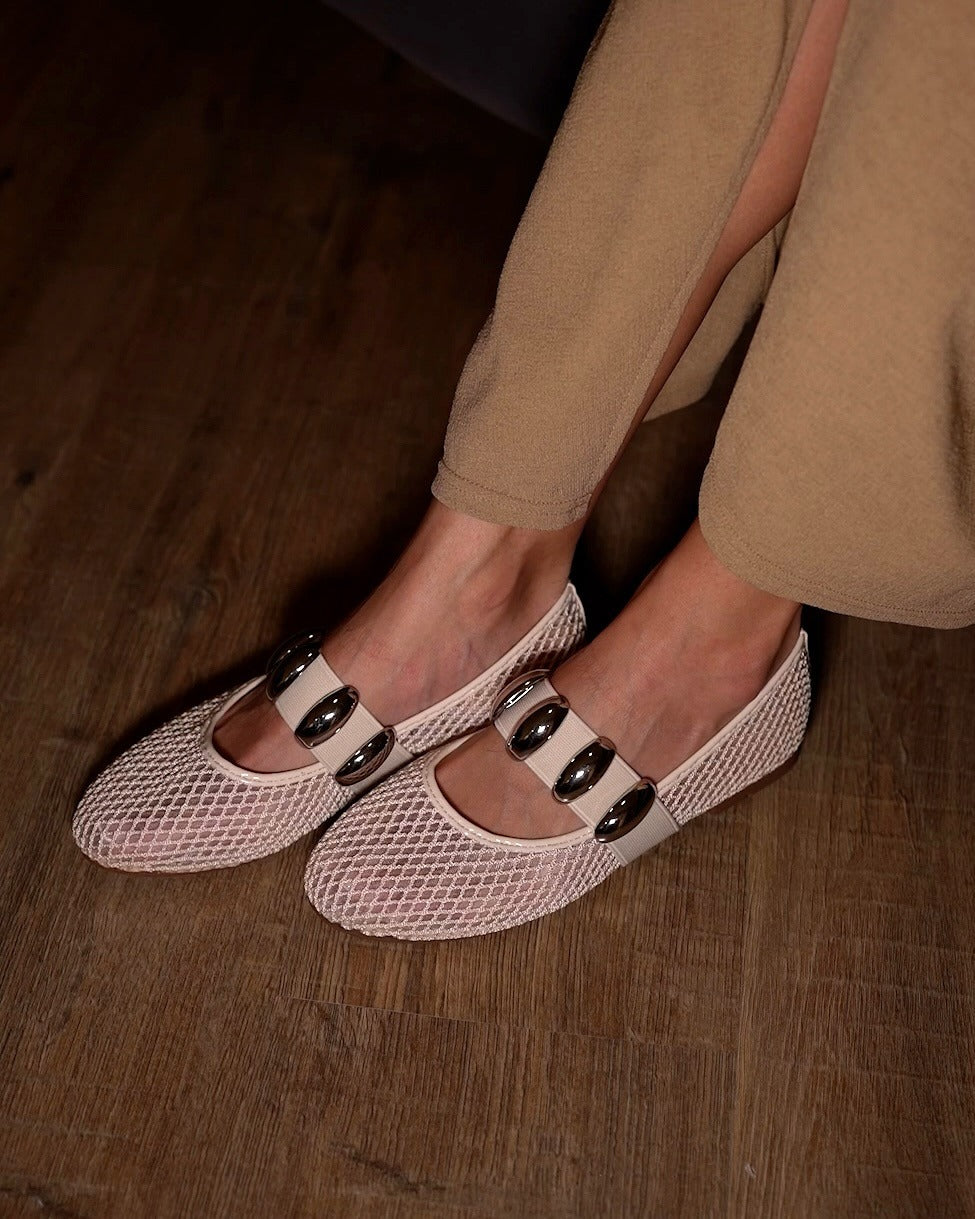Soft cutout flat sandals