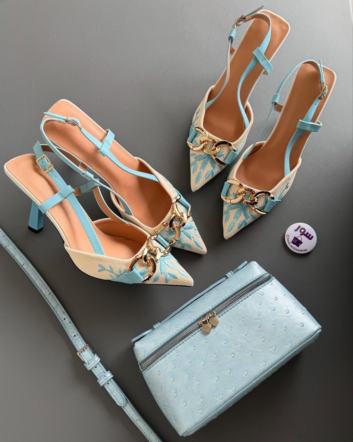Patterned fashionable stiletto high-heeled sandals