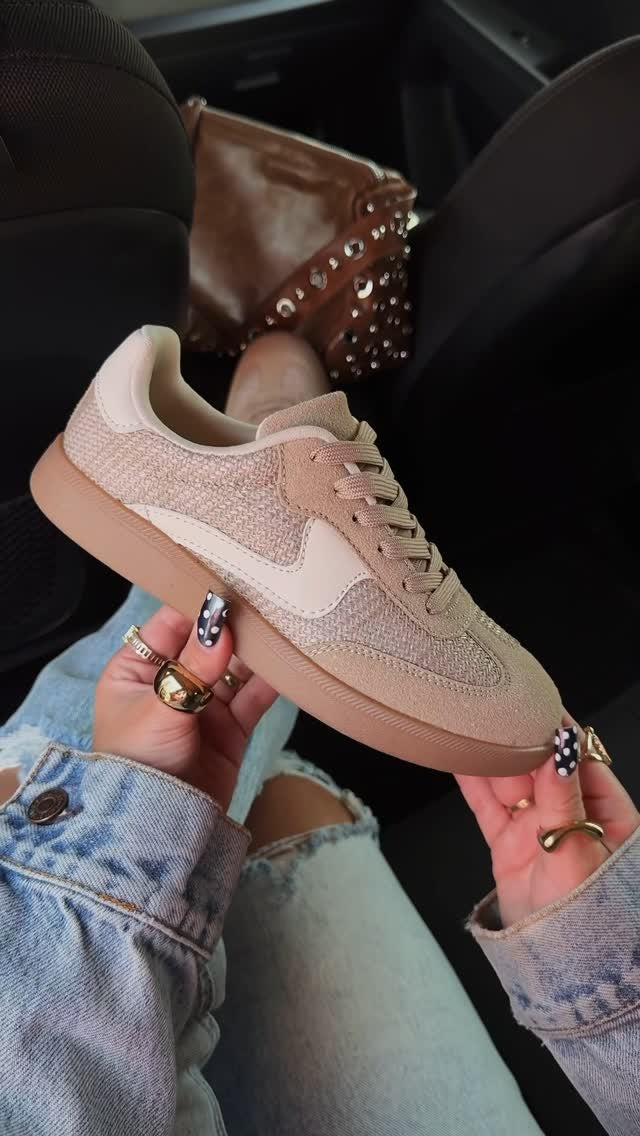Woven sneakers