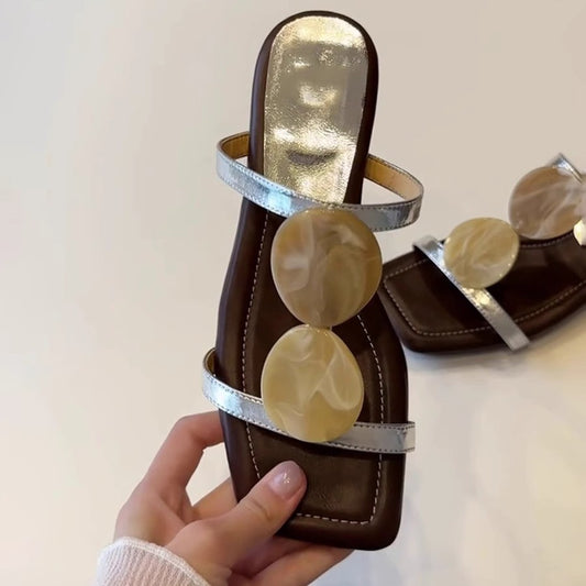 Chic Bohemian Flat Slippers