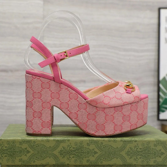 Presbyopia chunky high heels