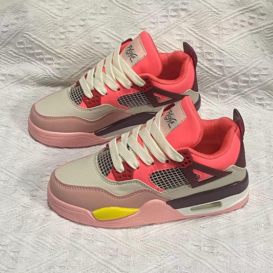 Colorblock soft-soled sports running shoes