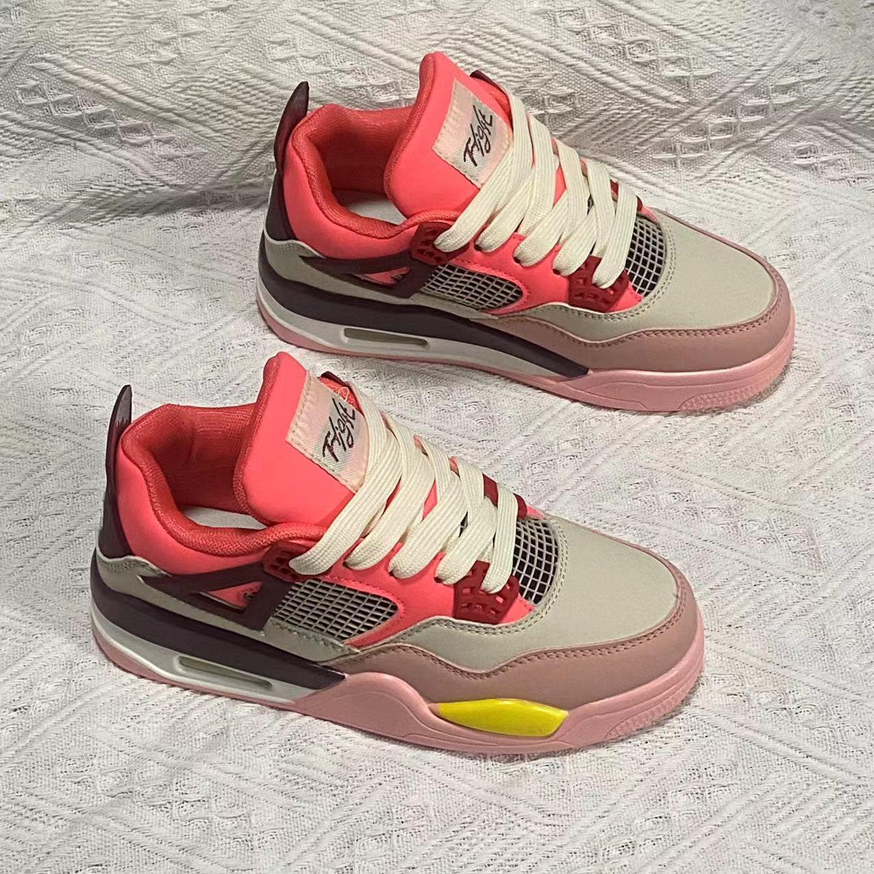 Colorblock soft-soled sports running shoes