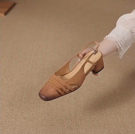 Caramel Wedge Sandals
