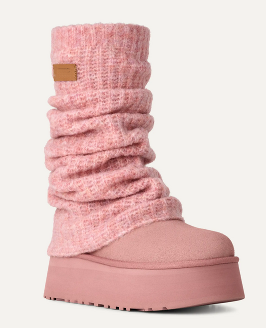 Women's warm leg warmers snow boots