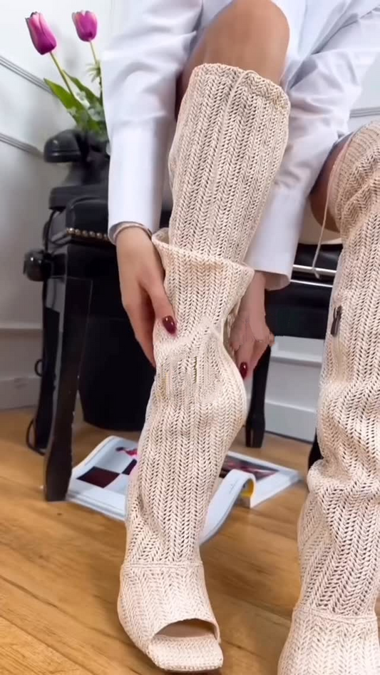 Woven breathable boots