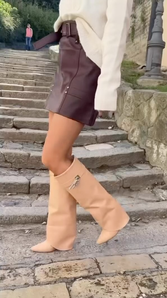 leather boots