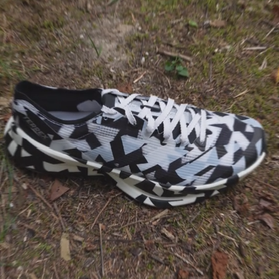 Geometric patterned sneakers