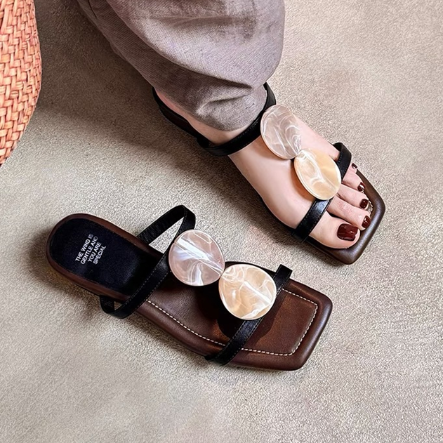 Chic Bohemian Flat Slippers