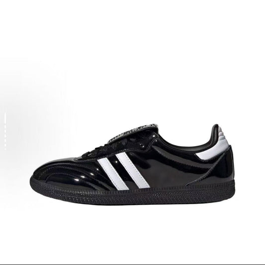 Shiny leather shoes