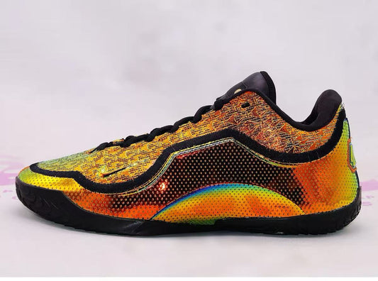 Gold new fashion basketball shoes