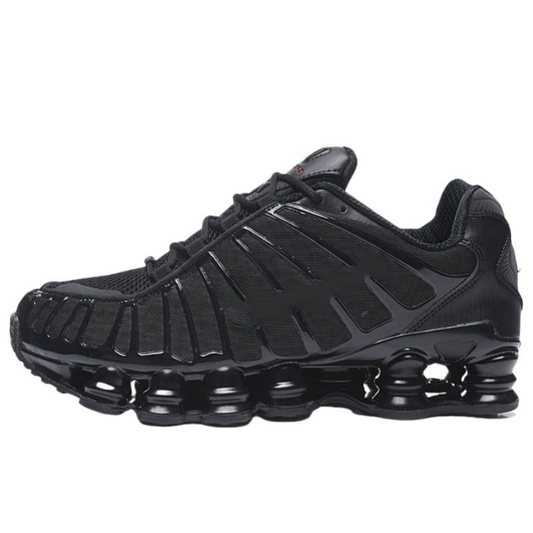 Shiny platform sneakers