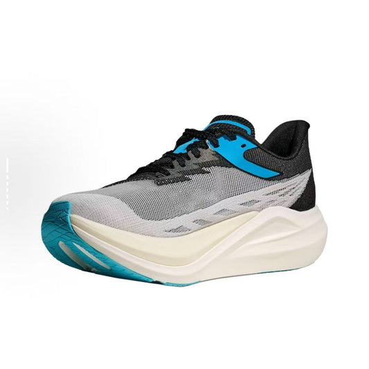 Soft-soled round-toe mesh sneakers