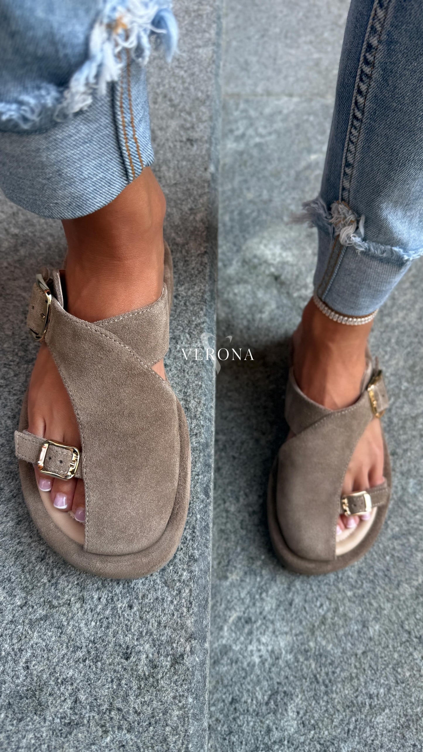 Camel designer sandals