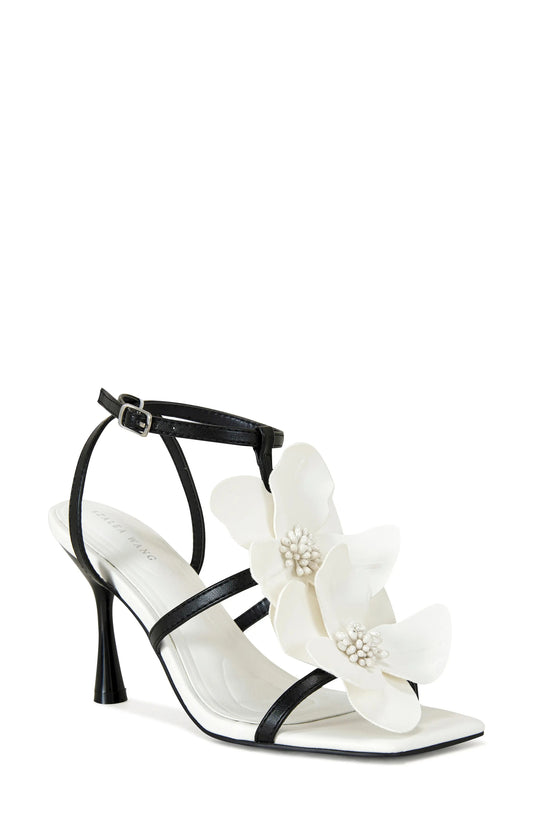 Flower high-heeled sandals